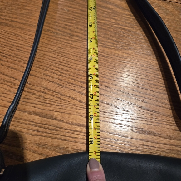 Vintage Coach Bag Legacy Studio Flap Black Purse Crossbody Genuine Leather - Picture 11 of 12